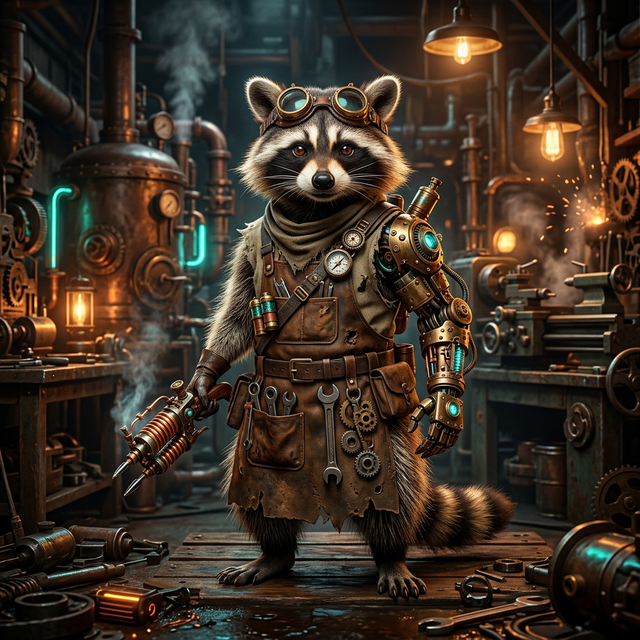 Chief Scavenger Raccoon